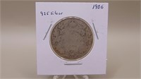 1906 Canadian 50 Cent / Half-dollar Coin