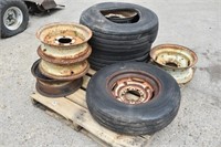 Pallet of Implement Rims & Tires, Loc: *C