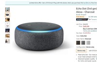 Echo Dot (3rd gen) - Smart speaker with Alexa