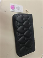 Black heart wallet
