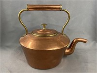 Dovetailed Gooseneck Copper Teapot