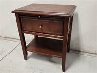 MSE Bedside Table with a Pullout Tray