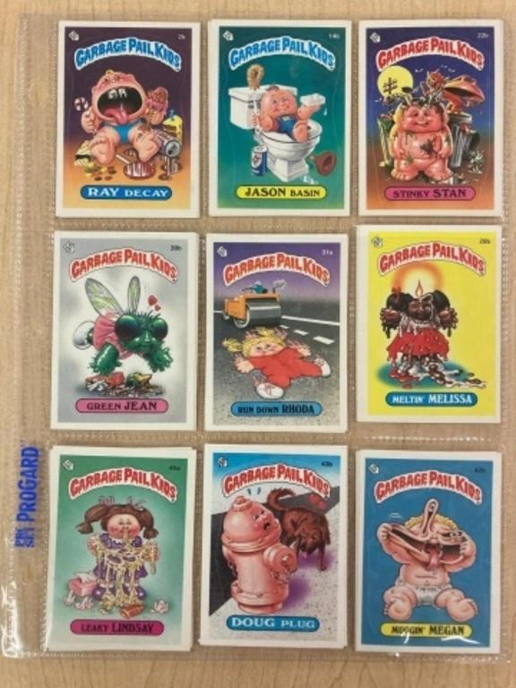 54 GARBAGE PAIL KIDS STICKERS