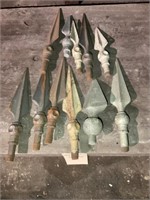 Architectural cast iron Finial awning parts