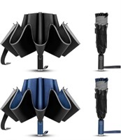 2-Pack Travel Umbrella, Unbreakable 10 RIBS