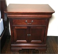 Pair of Bassett Night Stands in Dark Finish