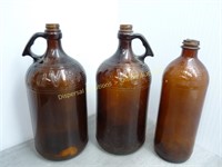 Amber JAVEX Bottles
