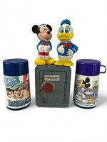 Vintage toy grouping thermos Disney plus