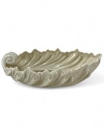 Lenox Acanthus oval leaf shaped candy dish bowl