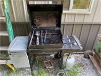 Weber propane grill and tank
