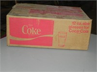 Coca-Cola 12 oz Glasses - New Old Stock