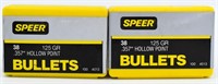 200 Count Of Speer .38 Caliber Bullet Tips