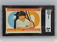 1960 Topps Mickey Mantle All Star SGC 3
