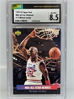 1992-93 UD NBA All Star Michael Jordan #15 CSG 8.5