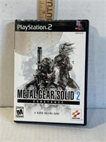 PlayStation 2 metal gear solid to substance with