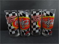 Lot of 4 Coca-Cola Racing Family Checkered Flag