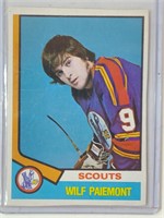 1974-75 Wilf Paiement Rookie Card