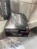 BOX CCI BLAZER 9MM LUGER AMMO