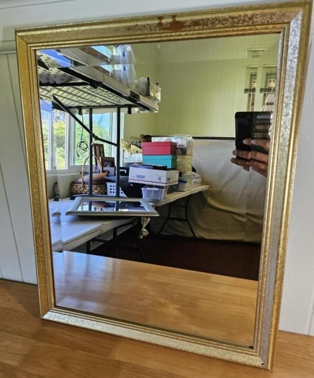 Framed mirror 23x18