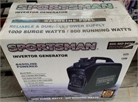 Sportsman invertor generator. 1000w max.