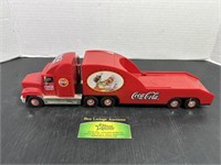 Coca Cola Santa Pack Christmas Truck And Trailer
