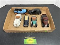 6 Die Cast Scale Model Cars