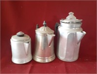 Aluminum coffee pots