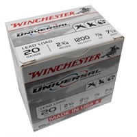 25 Rounds Winchester Universal 20 Gauge 2.75"