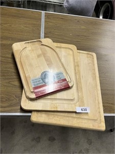 (3) Wood Carving Boards