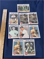 Mickey Mantle baseball card lot