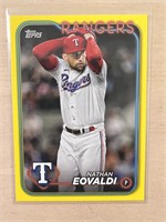 Nathan Eovaldi 2024 Topps Yellow