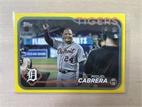 Miguel Cabrera 2024 Topps Yellow