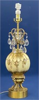 Carl Falkenstein style Table lamp, brass finish,