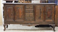 Stunning Louis XV Style Oak Sideboard.