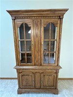 Wooden Hutch with light