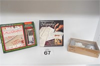 Calligraphy Sets & Small Lamp