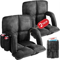 TDZWIN Stadium Seats - 2 Pack (Black)