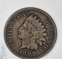 1899 Indian Head Cent Full Liberty