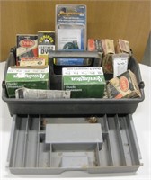 Tool Caddy w/ Shotgun Shells, Upholstery Tacks etc