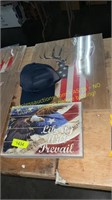 2. Ct. American Flag Wall Art & Trucker Hat