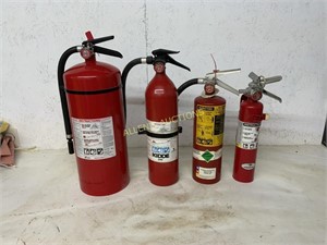 4 FIRE EXTINGUISHERS