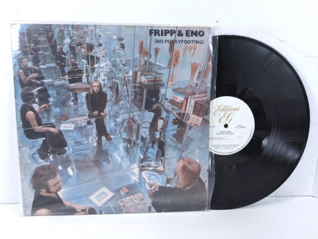GUC Fripp & Eno "No PussyFooting" Vinyl Record