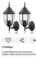 MSRP $44 Set 2 Outdoor Wall Sconce