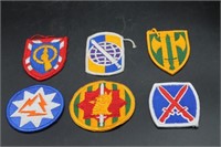 Lot of 6 Color Military Patches #2