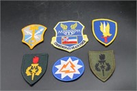 Lot of 6 Military Patches #3