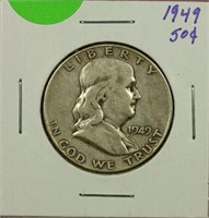 1949 Franklin Half Dollar VG