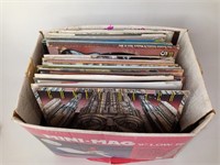 Box of Vinyl Records