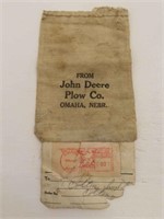 John Deere Parts Mailing Bag