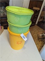 (3) Tupperware Containers