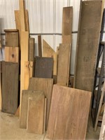 Large lot of assorted lumber